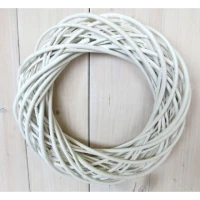 Kruh prúteny 30cm, biely