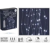 Reťaz vian.40LED Kaskáda vonkajšia/vnútorná