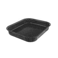 Plech na pečenie 29,5x25,5x4,5cm smalt