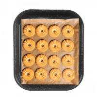 Plech na pečenie 29,5x25,5x4,5cm smalt