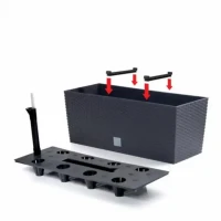 Truhlík 50cm samozavlažovací mocca