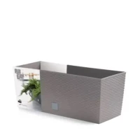 Truhlík 50cm samozavlažovací mocca