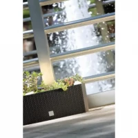 Truhlík 50cm samozavlažovací mocca