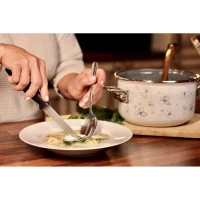 Smaltovaný hrniec BELIS PREMIUM biely, ø 18 cm – 2,2 l, so sklenenou pokrievkou