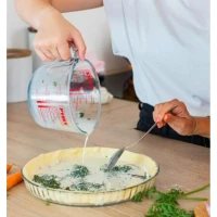 Odmerka 1l sklo Pyrex