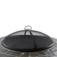 Ohnisko oceľové s obkladom 86cm pevné kruh