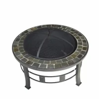 Ohnisko oceľové s obkladom 86cm pevné kruh