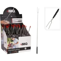 Ražeň vidlica 72cm grilovacia teleskopická 72cm