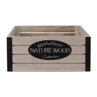 Bednička 26x16x11cm drevo/kov Rustical