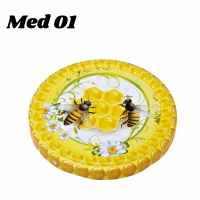 Viečko TO 82-6 10ks/bal med/ovocie/zelenina