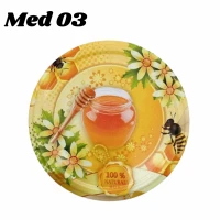 Viečko TO 82-6 10ks/bal med/ovocie/zelenina