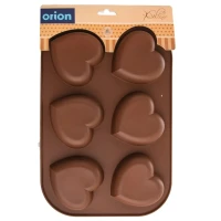 Forma na muffiny Srdce 6 silikónová