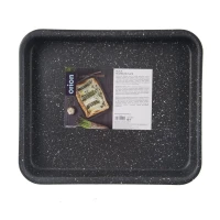 Plech na pečenie 39x33x4,5cm smalt