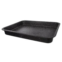 Plech na pečenie 39x33x4,5cm smalt