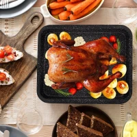 Plech na pečenie 39x33x4,5cm smalt