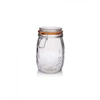 Dóza 1L sklo s hermetickým uzáverom Ovocie