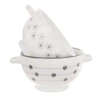 Miska 0,75L keramická Flower