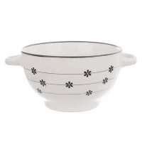 Miska 0,75L keramická Flower