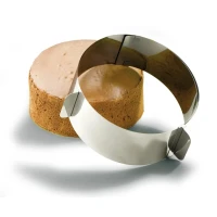 Nastaviteľná nerezová forma na torty a koláče – priemer 15–30 cm