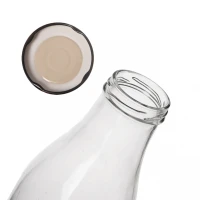 Fľaša na mlieko 1L číra s víčkom