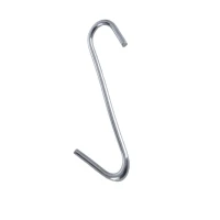 Sada 6 ks nerezových V-háčikov na závesný kuchynský systém – 6x4,5 cm