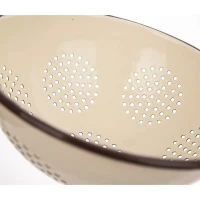 Cedník 22cm smalt Brown Cedník 22cm smalt Brown