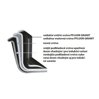 Orion Hrniec GRANDE s pokrievkou vysoký 2,2 l – PFLUON GRANIT